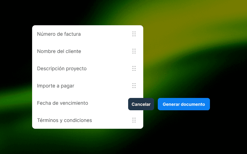 Facturación automática en segundos