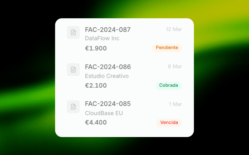 Recordatorios y gestión de impagos